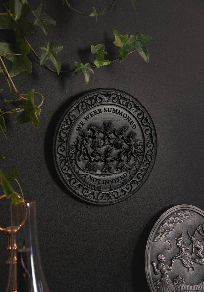 Summoned Round Wall Plaque