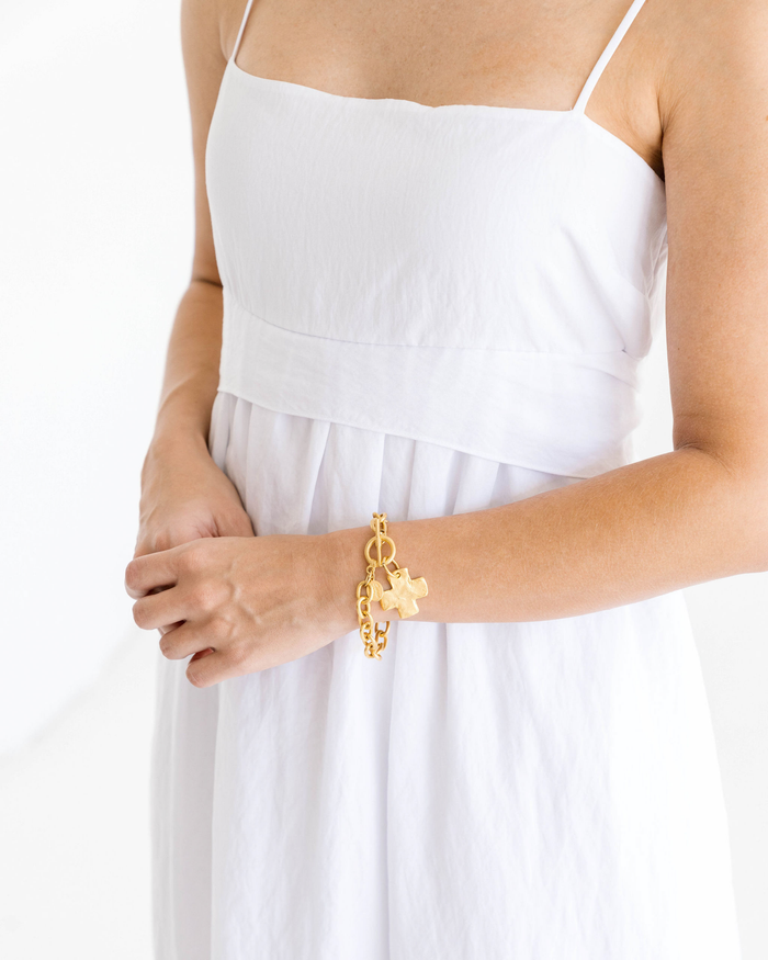 Susan Shaw Cross Toggle Bracelet
