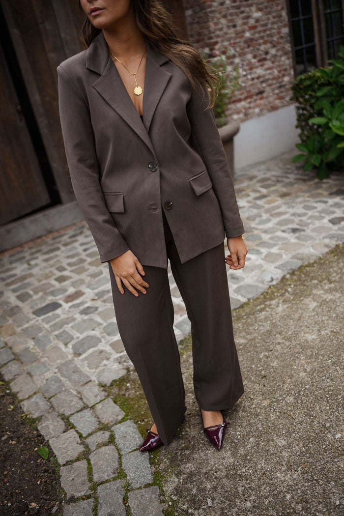 Taupe Bossy Blazer