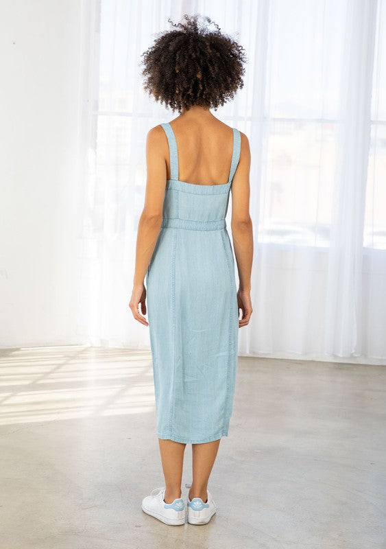 Tencel Midi Dress