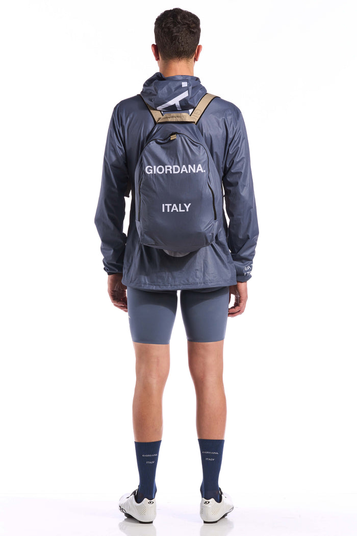 The Backpack by Giordana Cycling, GRISAILLE BLUE, Made in Italy