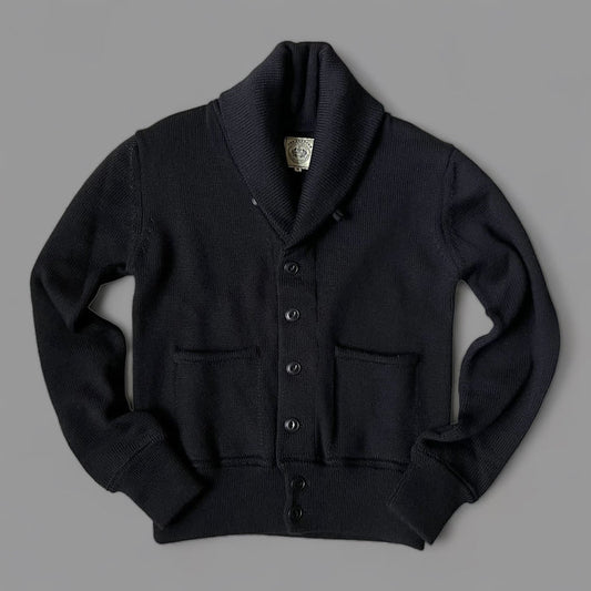 THE VOYAGER CARDIGAN - BLACK