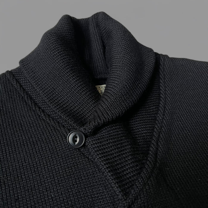 THE VOYAGER CARDIGAN - BLACK