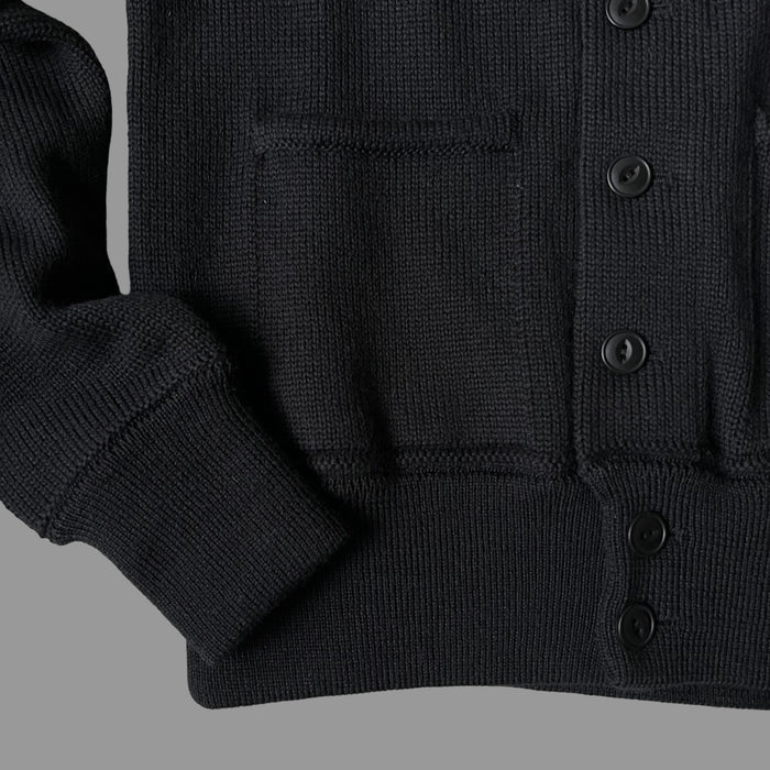 THE VOYAGER CARDIGAN - BLACK