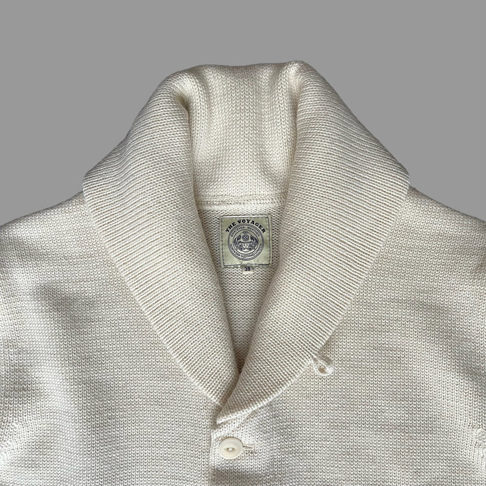 THE VOYAGER CARDIGAN - ECRU