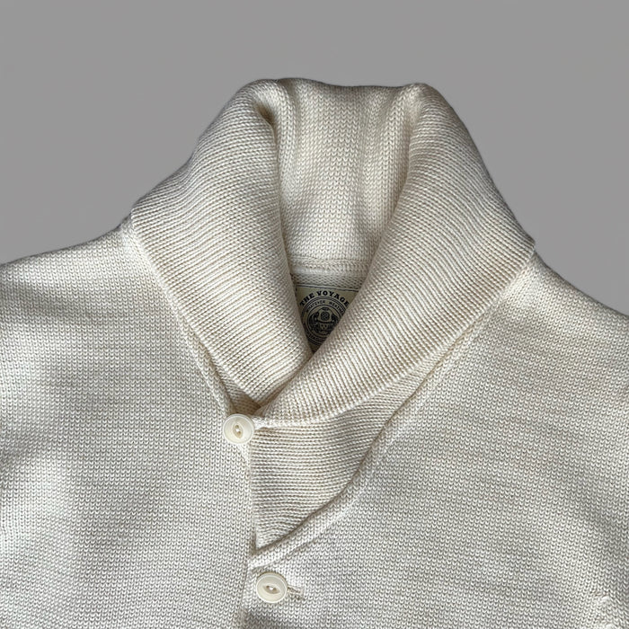 THE VOYAGER CARDIGAN - ECRU