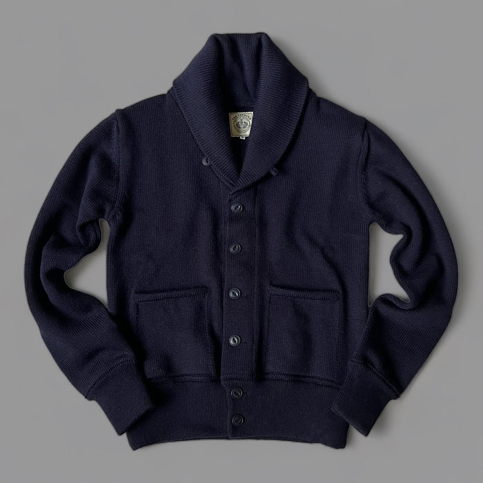 THE VOYAGER CARDIGAN - NAVY BLUE