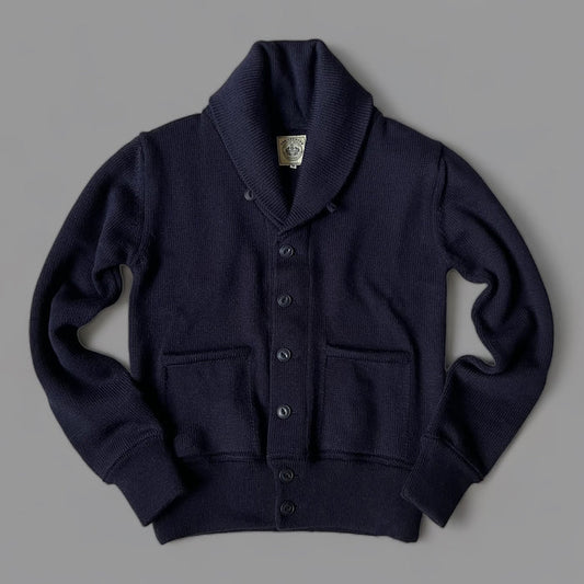 THE VOYAGER CARDIGAN - NAVY BLUE