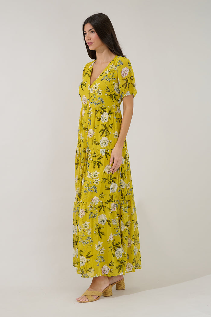 Tiered Maxi Dress Verisa Floral