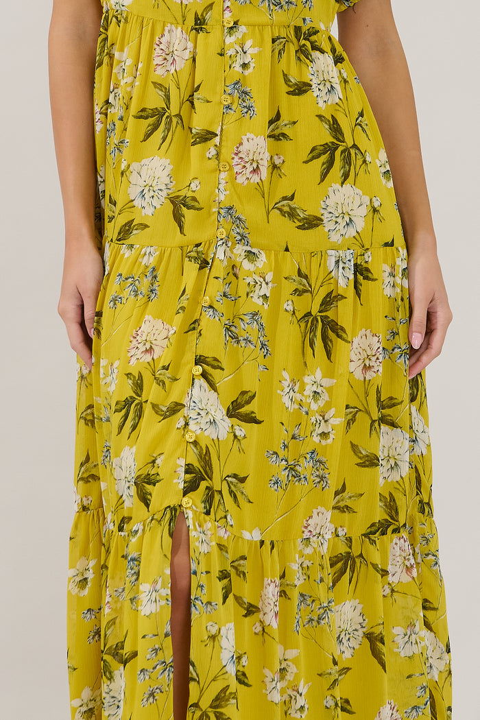 Tiered Maxi Dress Verisa Floral