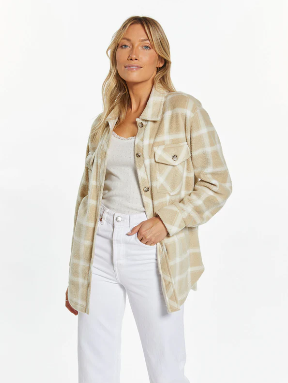 Small / Sand Plaid
