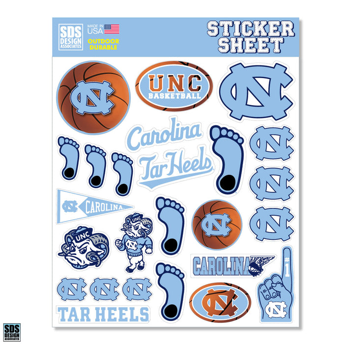 UNC Sticker Sheet (Basketball)