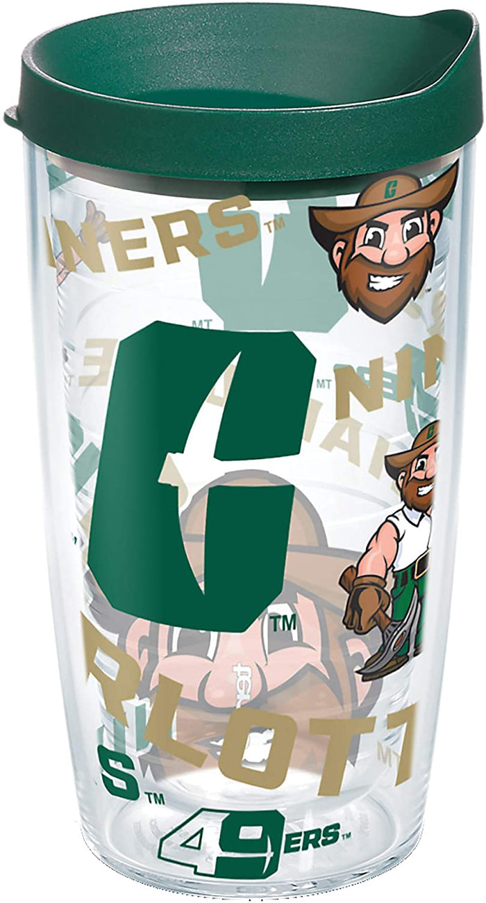 UNCC 16 oz. All Over Wrap Tumbler