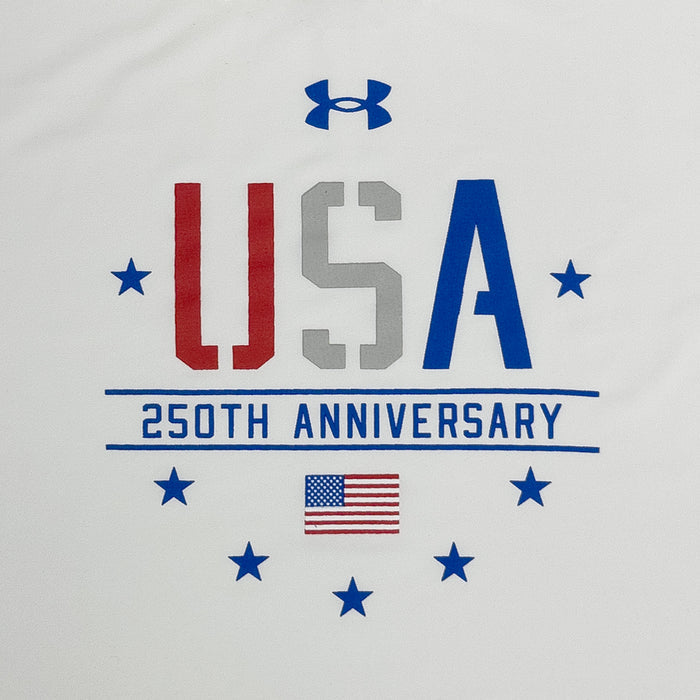 USA 250th Anniversary Under Armour Tech Stretch T-Shirt (White)