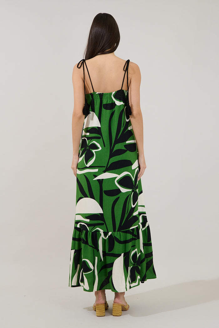 Veth Shift Maxi Dress Rainforest