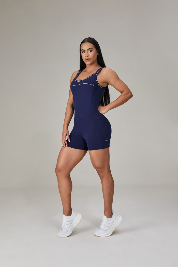 Via Mafia Drip — Navy front view