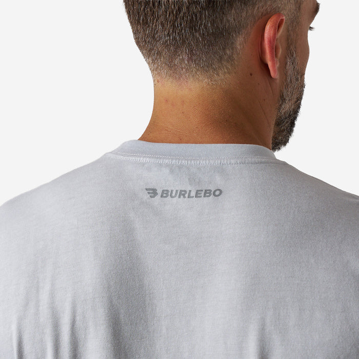 Vintage Washed Tee - PRAY - Light Grey