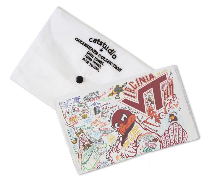 Virginia Tech Dish Towel