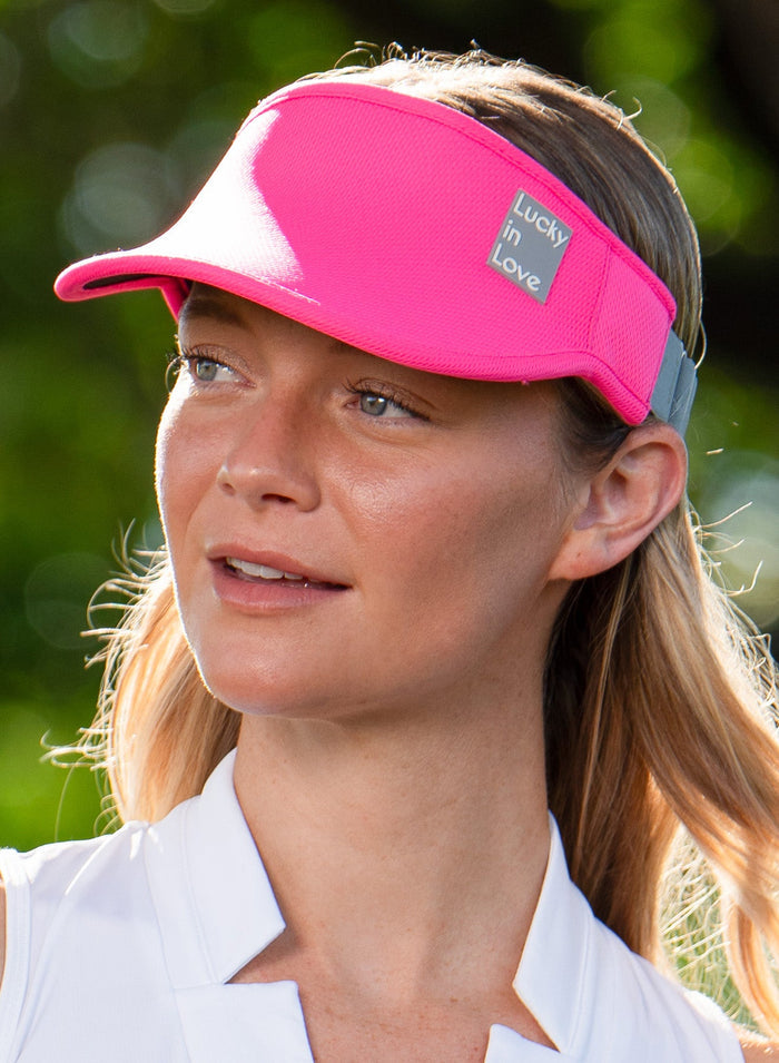 VISIERE LUCKY IN LOVE LOGO STRETCH VISOR