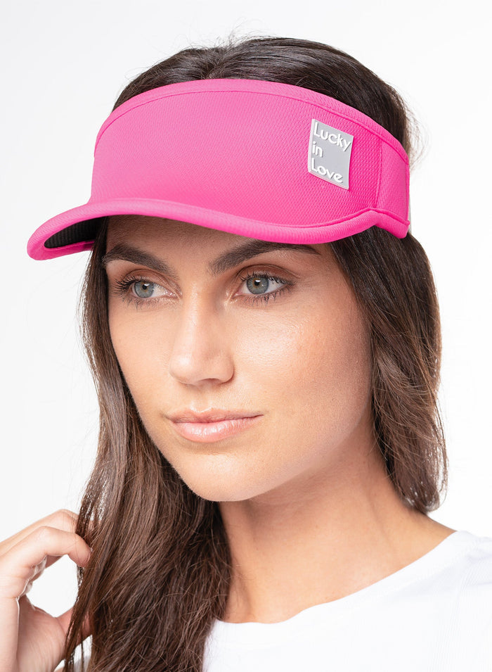 VISIERE LUCKY IN LOVE LOGO STRETCH VISOR