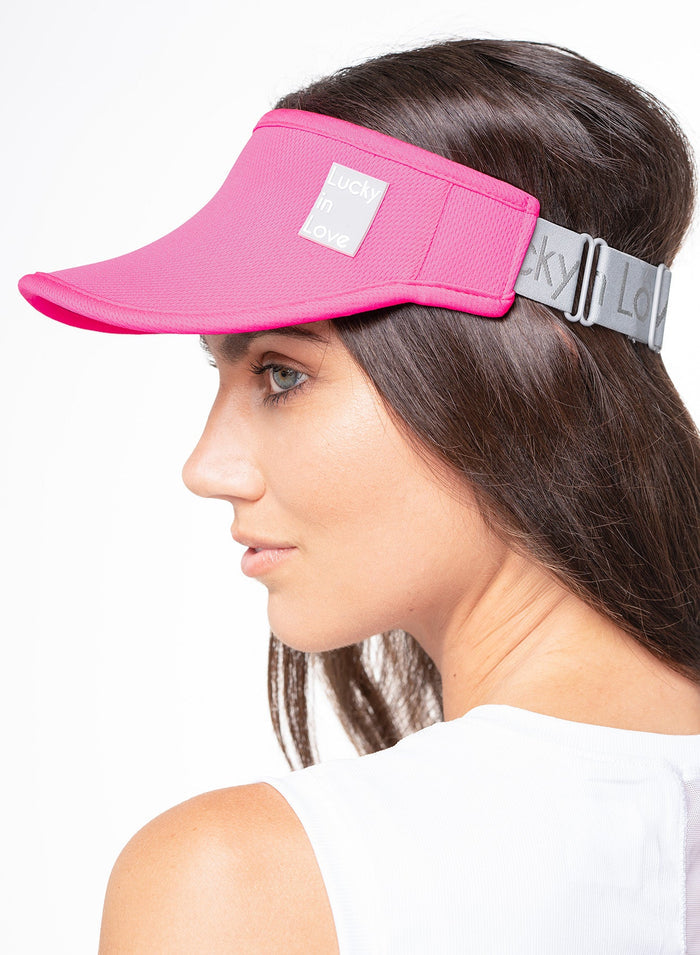 VISIERE LUCKY IN LOVE LOGO STRETCH VISOR