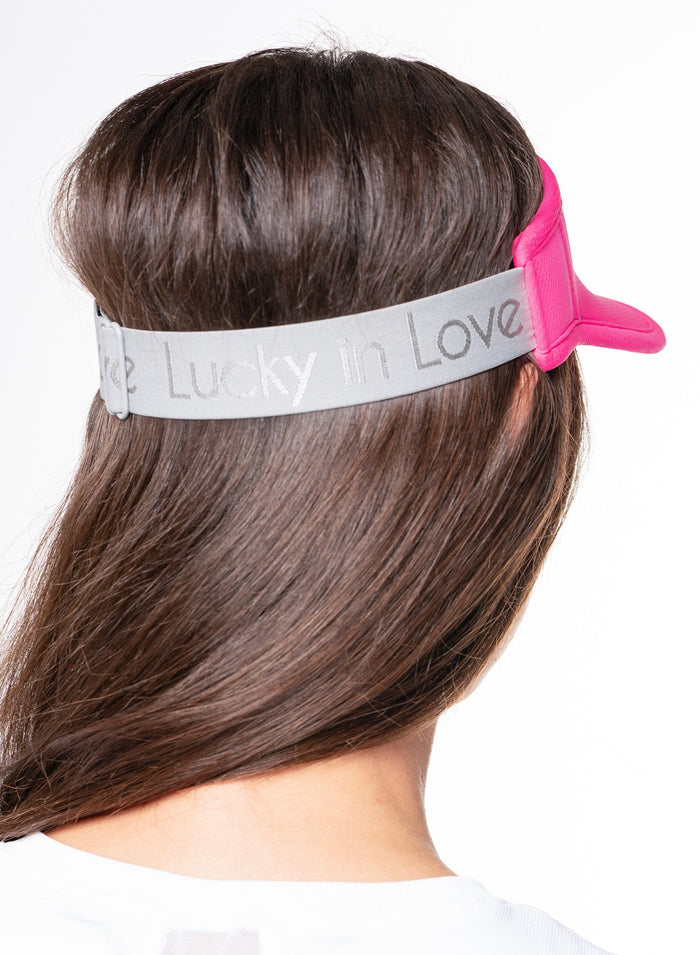 VISIERE LUCKY IN LOVE LOGO STRETCH VISOR