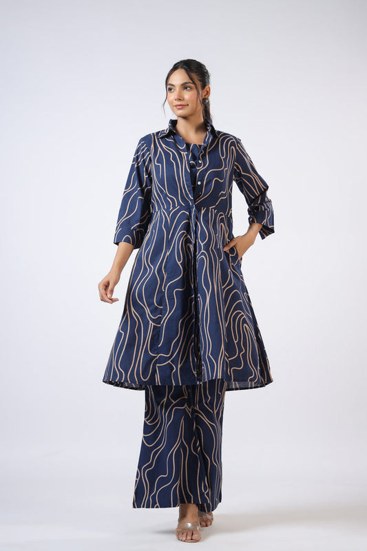 Whimy Wavy Three Piece Cotton Co-ord Set