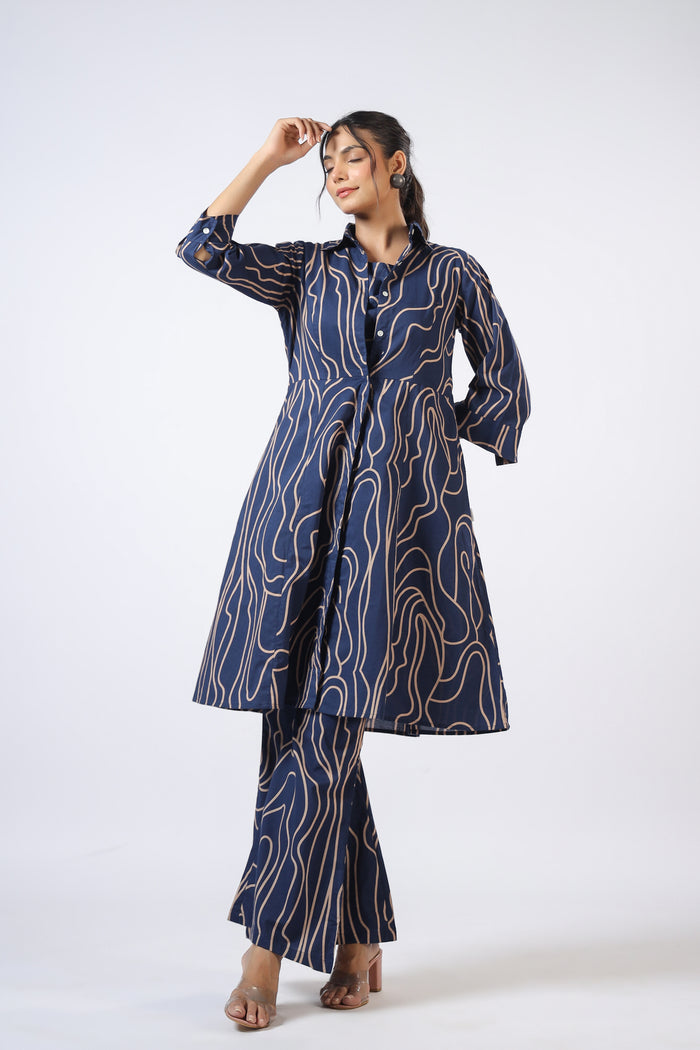 Whimy Wavy Three Piece Cotton Co-ord Set