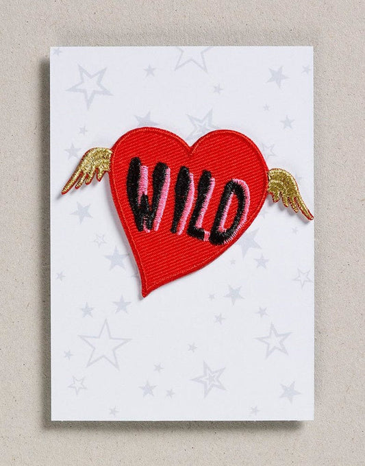 Petra Boase Iron on Patch Wild Red Heart  Iron on Patch 5060558741713 5060558741713