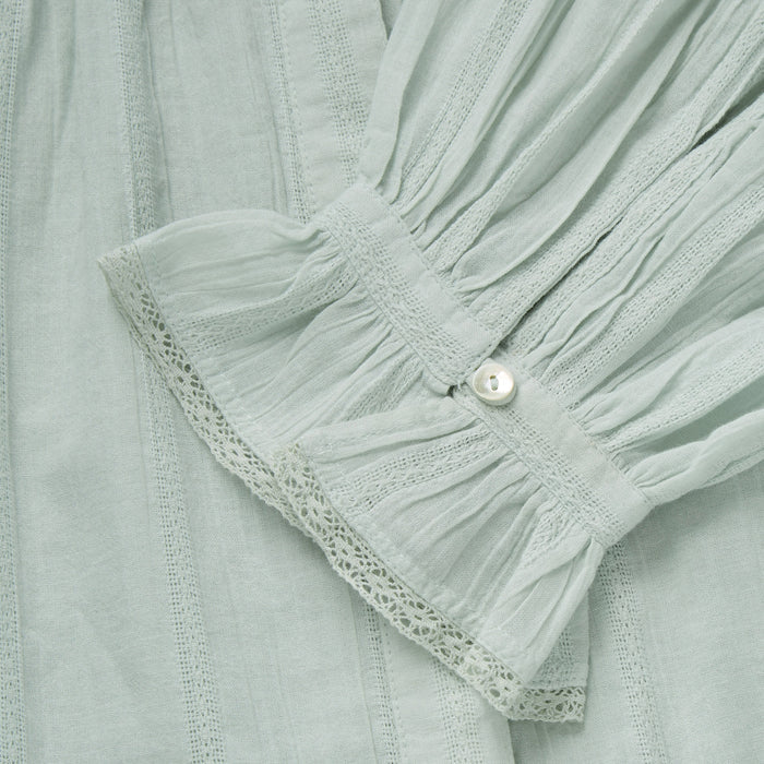 Women's Cotton Clea Shirt - Light Aqua