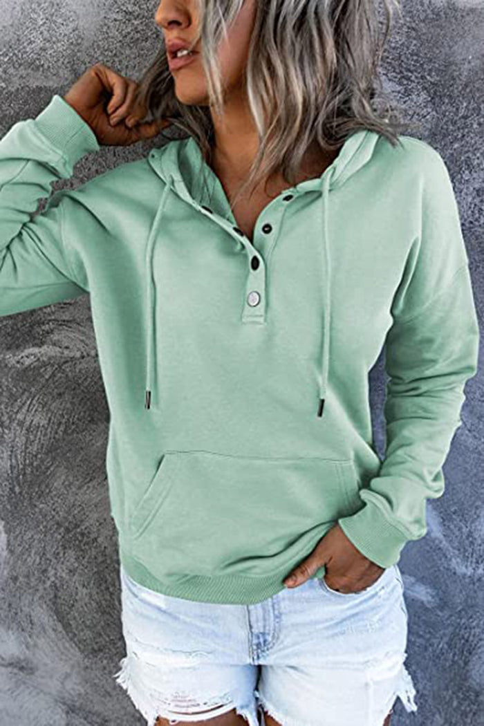 Women’s Hooded Sweatshirt – Loose Fit, Pockets