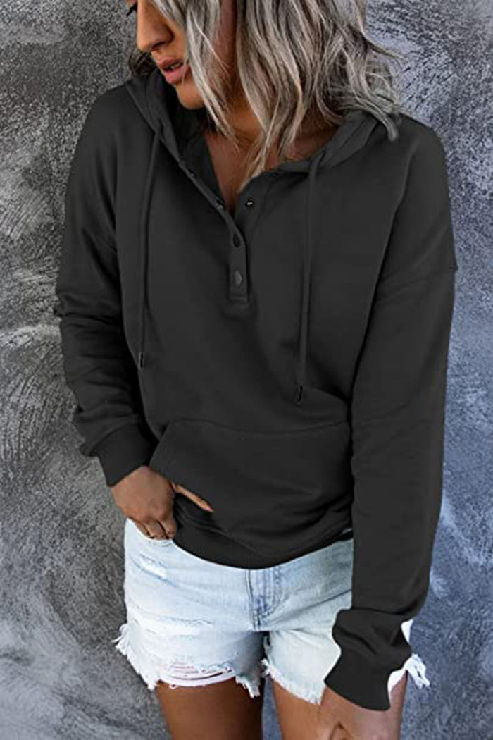 Women’s Hooded Sweatshirt – Loose Fit, Pockets