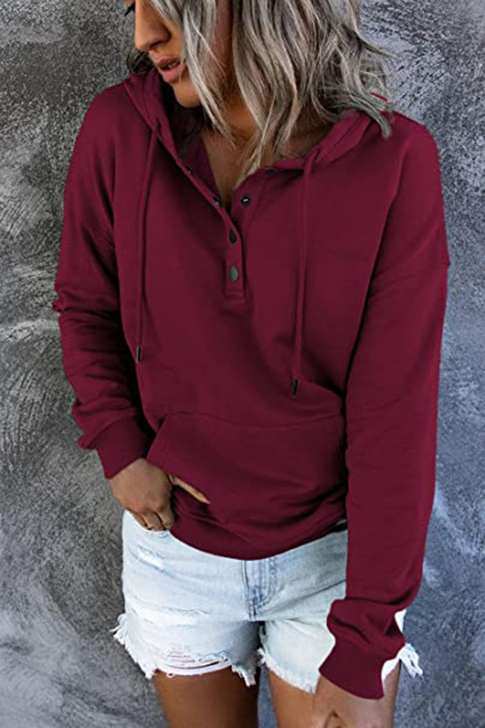 Women’s Hooded Sweatshirt – Loose Fit, Pockets
