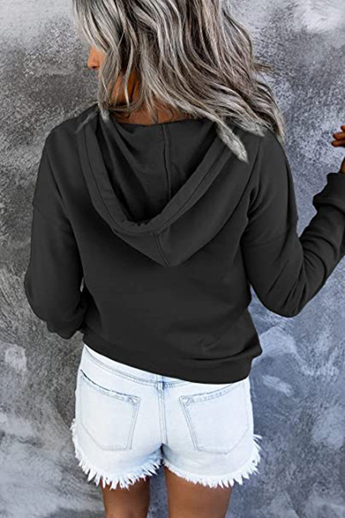 Women’s Hooded Sweatshirt – Loose Fit, Pockets