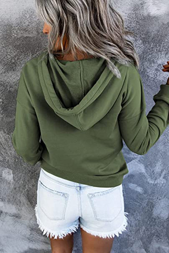 Women’s Hooded Sweatshirt – Loose Fit, Pockets