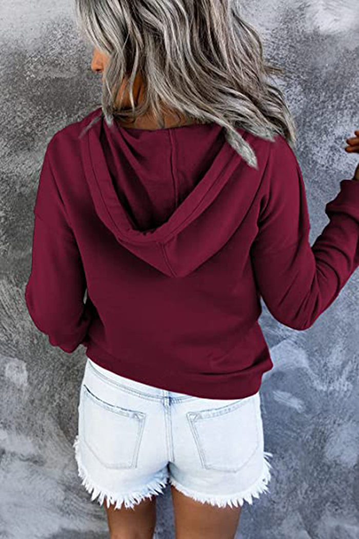 Women’s Hooded Sweatshirt – Loose Fit, Pockets