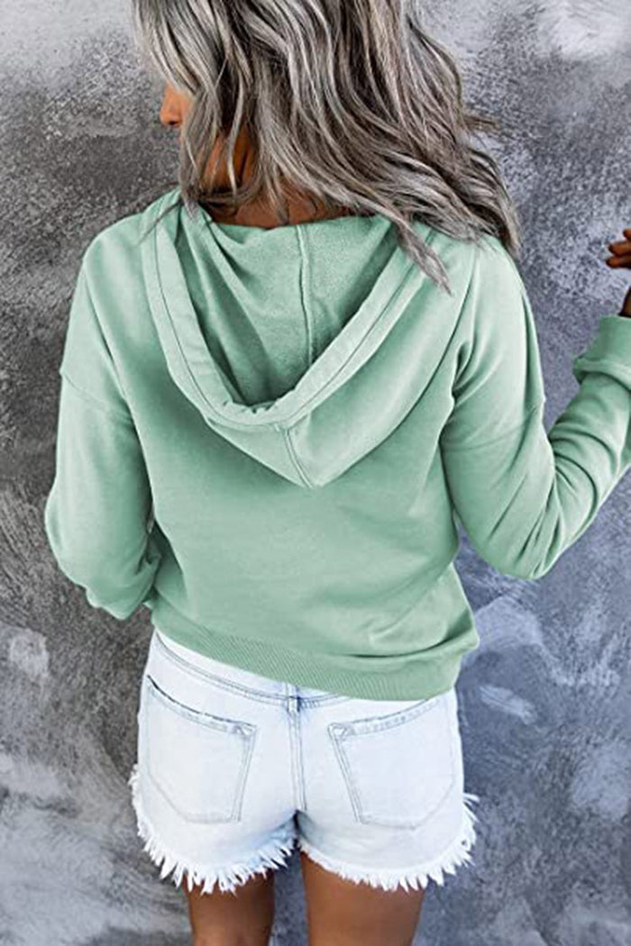 Women’s Hooded Sweatshirt – Loose Fit, Pockets