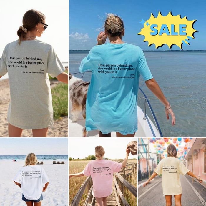 Women’s Letter Print T-Shirt – Chic Casual Slogan Tee
