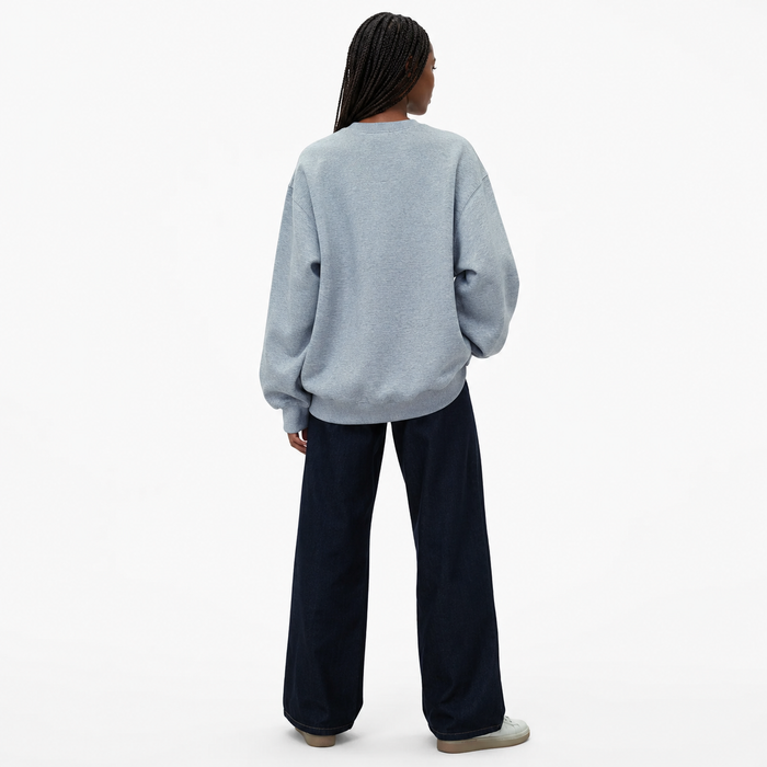 Women's polished casual sweatshirt with crew neck, ribbed cuffs, clean hem and flexible feel for work, trips and weekends too