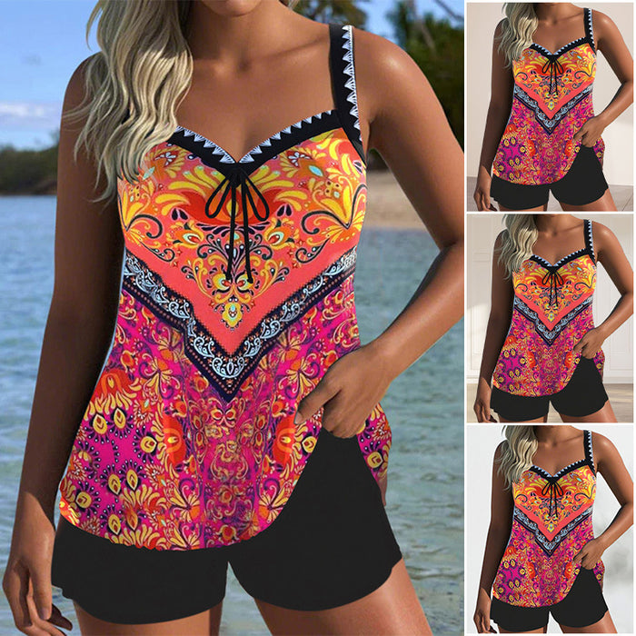 Women’s Swimsuit with Shorts – Move-Free Beach Comfort