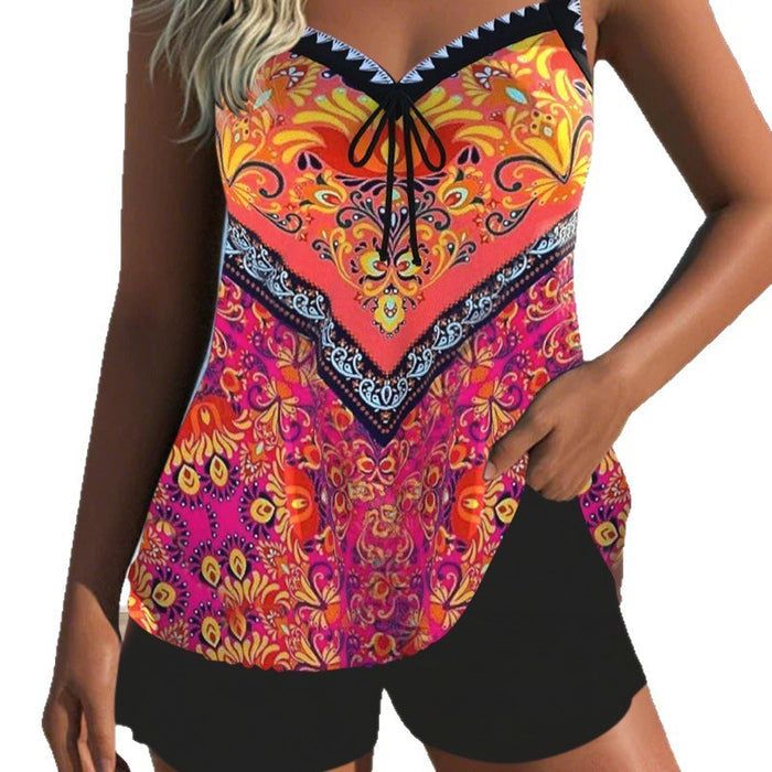 Women’s Swimsuit with Shorts – Move-Free Beach Comfort