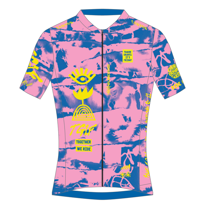 Women's Vero Race Fit TGIF Off Script Jersey by Giordana Cycling, , Made in Italy