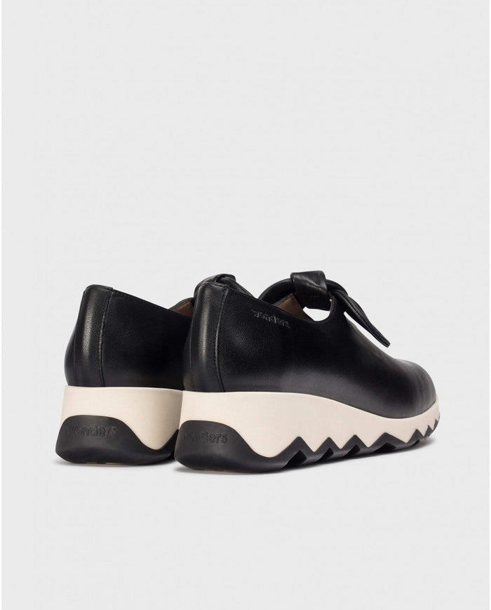 Wonders - SIMON 11 Wedge Shoe 7611 - Black - SALE