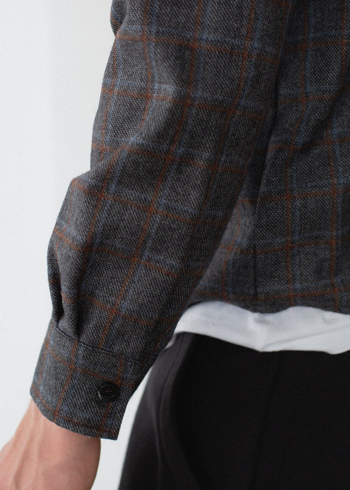 Wool Relaxed Button Down