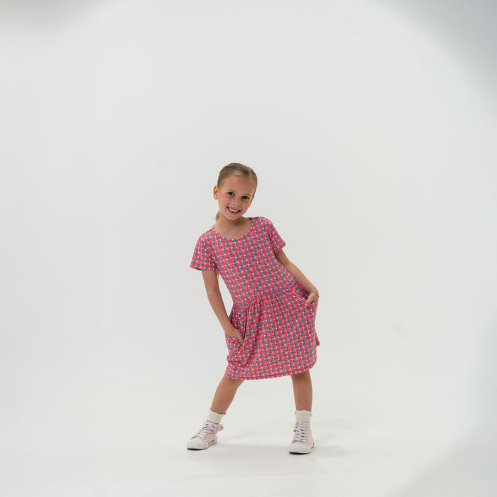 Youth Moxie Dress - American Flags