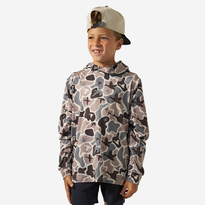 Youth Performance Hoodie - Mallard Mayhem Camo