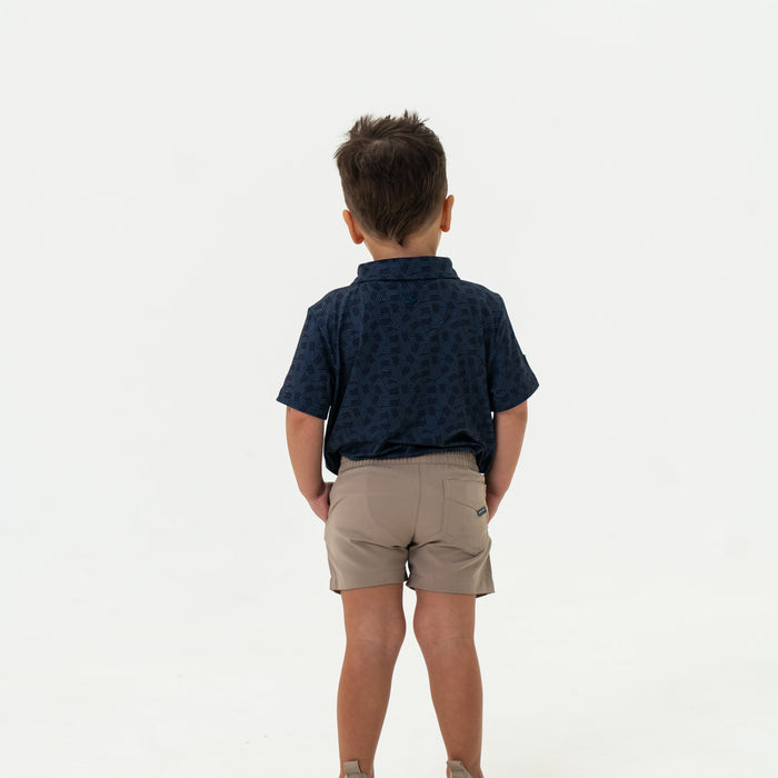 Youth Performance Polo - Stars and Stripes Navy