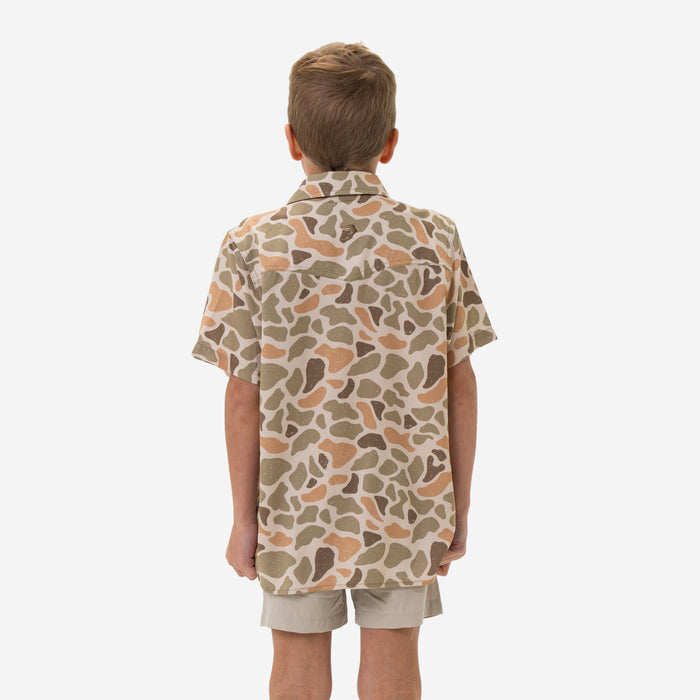 Youth Performance Western Shirt - Venado Camo