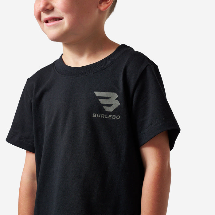 Youth Short Sleeve Tee - Proverbs 27:17 - Black