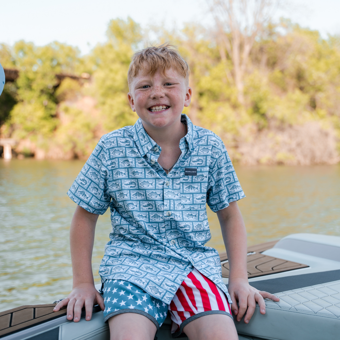 Youth Swim Trunk - Throwback USA